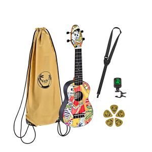 ORTEGA KEIKI K2-EM Ukulele sopranowe zestaw