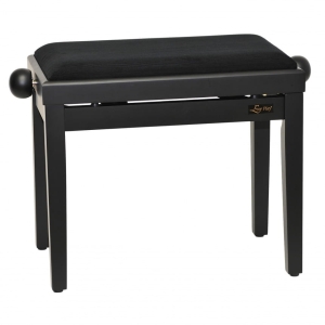 EVER PLAY PB2 CZARNA MAT DREWNIANA ŁAWA DO PIANINA