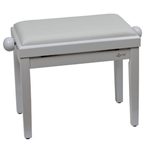 EVER PLAY PB9 BIAŁA POŁYSK DREWNIANA ŁAWA DO PIANINA