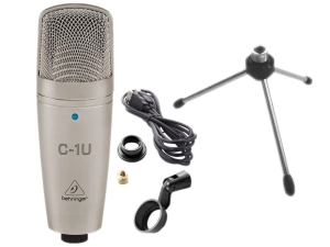 BEHRINGER C-1U USB Mikrofon pojemnościowy + STATYW