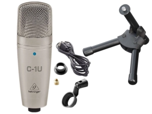 BEHRINGER C-1U USB Mikrofon pojemnościowy + STATYW
