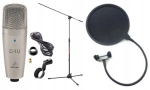 BEHRINGER C-1U USB Mikrofon pojemnościowy SET 4