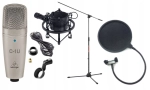 BEHRINGER C-1U USB Mikrofon pojemnościowy SET 5