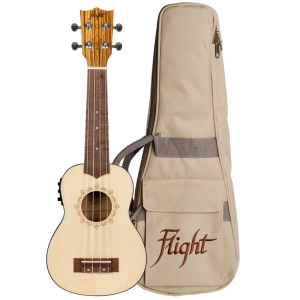 FLIGHT DUS320 CEQ SP/ZEB Ukulele sopranowe z pokrowcem