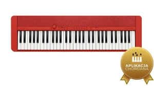 CASIO CT-S1 61 RD Pianino cyfrowe czerwone 61 klawiszy