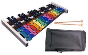 DZWONKI KOLOROWE CHROMATYCZNE 27-TONOWE MAT-MAX  + POKROWIEC CZARNY