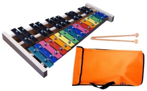 DZWONKI KOLOROWE CHROMATYCZNE 27-TONOWE MAT-MAX  + POKROWIEC POMARAŃCZOWY