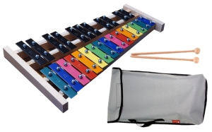 DZWONKI KOLOROWE CHROMATYCZNE 27-TONOWE MAT-MAX  + POKROWIEC SZARY