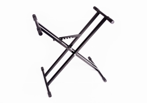 TIETZ&TIETZ L-2 Statyw klawiszowy podwójny czarny