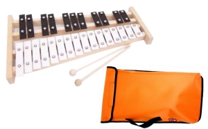 DZWONKI CHROMATYCZNE 27-TONOWE MAT-MAX  + POKROWIEC POMARAŃCZOWY