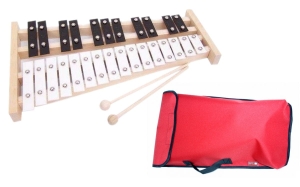 DZWONKI CHROMATYCZNE 27-TONOWE MAT-MAX  + POKROWIEC CZERWONY