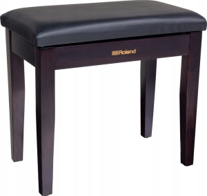 ROLAND RPB-100RW ŁAWA DO PIANINA Rama brązowa / siedzisko czarne