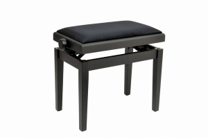 AMBRA PB2 ŁAWA DO PIANINA Czarna matowa