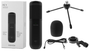 NOVOX NC-1 USB-C BLACK Mikrofon pojemnościowy USB C