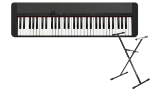 CASIO CT-S1 61 BK Pianino cyfrowe czarne 61 klawiszy+ statyw