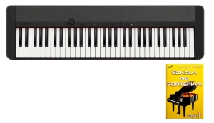 CASIO CT-S1 61 BK Pianino cyfrowe czarne 61 klawiszy + szkoła