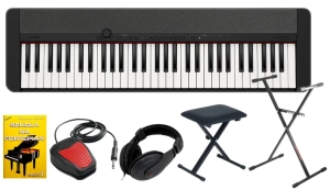 CASIO CT-S1 61 BK + SET 16 Pianino cyfrowe czarne 61 klawiszy