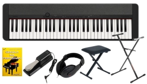 CASIO CT-S1 61 BK + SET 17 Pianino cyfrowe czarne 61 klawiszy