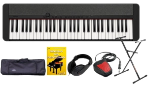 CASIO CT-S1 61 BK + SET 18 Pianino cyfrowe czarne 61 klawiszy