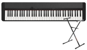 CASIO CT-S1 76 BK Pianino cyfrowe czarne 76 klawiszy + statyw