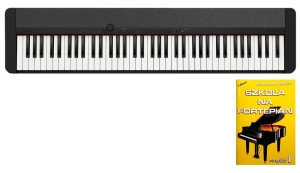 CASIO CT-S1 BK Pianino cyfrowe czarne 76 klawiszy + szkoła