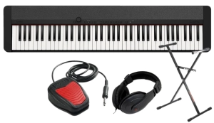 CASIO CT-S1 76 BK + SET05 Pianino cyfrowe czarne 76 klawiszy