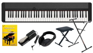 CASIO CT-S1 76 BK + SET17 Pianino cyfrowe czarne 76 klawiszy