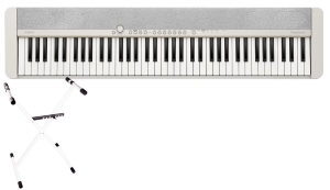 CASIO CT-S1 76 WE Pianino cyfrowe białe 76 klawiszy + statyw