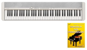 CASIO CT-S1 76 WE Pianino cyfrowe białe 76 klawiszy + szkoła
