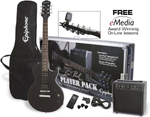 EPIPHONE LP SPECIAL II EB PLAYER PACK Zestaw gitarowy