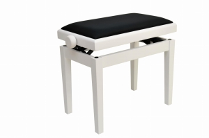 AMBRA PB4 ŁAWA DO PIANINA Biała matowa