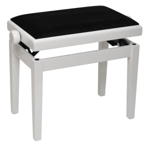 AMBRA PB9 ŁAWA DO PIANINA Biała w połysku