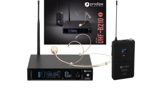 PRODIPE B210 SOLO DSP UHF F5 Mikrofon bezprzewodowy nagłowny
