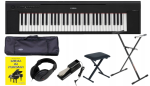 YAMAHA PIAGGERO NP-15 B Pianino cyfrowe czarne 61 klawiszy set 4