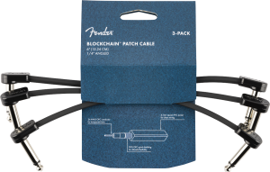 FENDER BLOCKCHAIN JACK-JACK 15 CM Kabel łączeniowy zestaw 3 sztuk