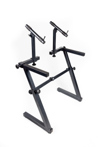 TIETZ&TIETZ Statyw stojak klawiszowy typ Z czarny + dostawka czarna