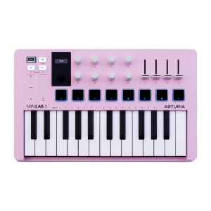 Arturia MiniLab 3 Rose Quartz - TOP.jpg