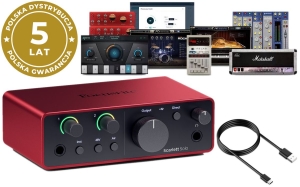 FOCUSRITE SCARLETT SOLO 4rd Gen Interfejs audio USB