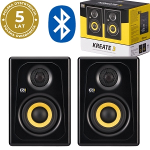 KRK KREATE 3  Para aktywnych 3,5" monitorów studyjnych z Bluetooth