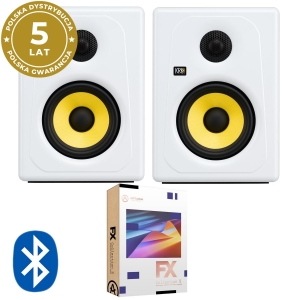 KRK KREATE 5 WHITE Aktywne monitory odsłuchowe 5" (PARA) PROMO