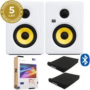 KRK KREATE 5 WHITE SET 1 Zestaw aktywnych monitorów odsłuchowych 5" PROMO