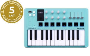 ARTURIA MINILAB 3 AQUAMARINE Klawiatura sterująca USB