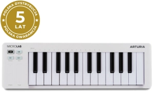 ARTURIA MICROLAB MK3 WHITE Klawiatura sterująca USB 