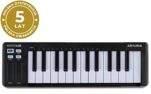 ARTURIA MICROLAB MK3 BLACK Klawiatura sterująca USB  