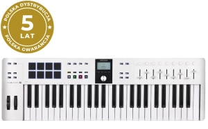 ARTURIA KEYLAB ESSENTIAL 49 MK3 WHITE Klawiatura sterująca USB 