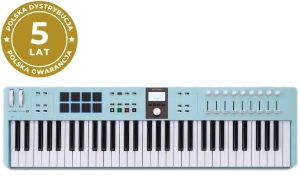 ARTURIA KEYLAB ESSENTIAL 61 MK3 AQUAMARINE  Klawiatura sterująca USB