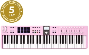 ARTURIA KEYLAB ESSENTIAL 61 MK3 ROSE QUARTZ  Klawiatura sterująca USB