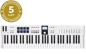 ARTURIA KEYLAB ESSENTIAL 61 MK3 WHITE Klawiatura sterująca USB 