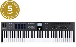 ARTURIA KEYLAB ESSENTIAL 61 MK3 BLACK Klawiatura sterująca USB 