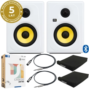 KRK KREATE 5 WHITE SET 2 Zestaw aktywnych monitorów odsłuchowych 5" PROMO